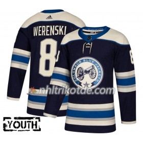 Columbus Blue Jackets Trikot Zach Werenski 8 Adidas Alternate 2018-19 Authentic - Kinder